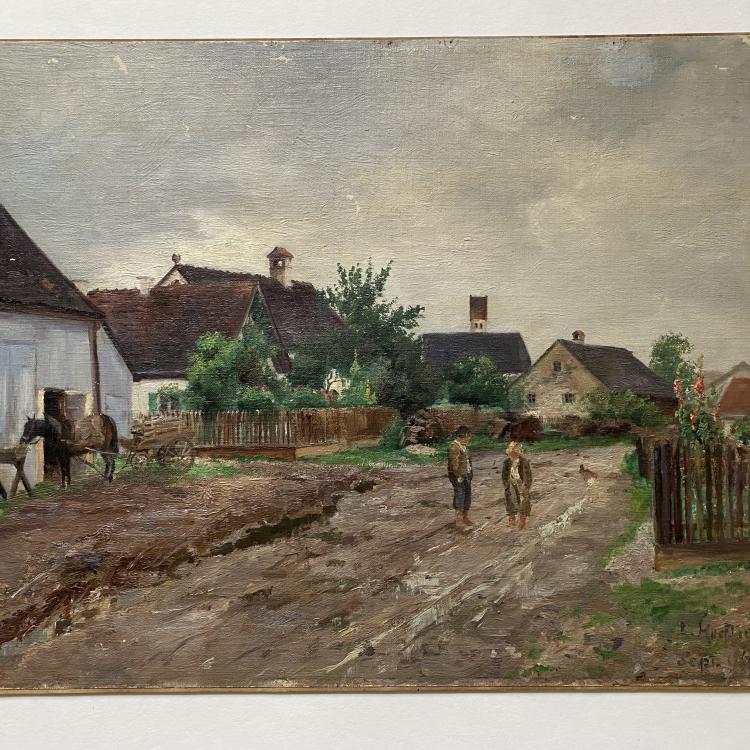 Ölbild, 1896 Vorzustand