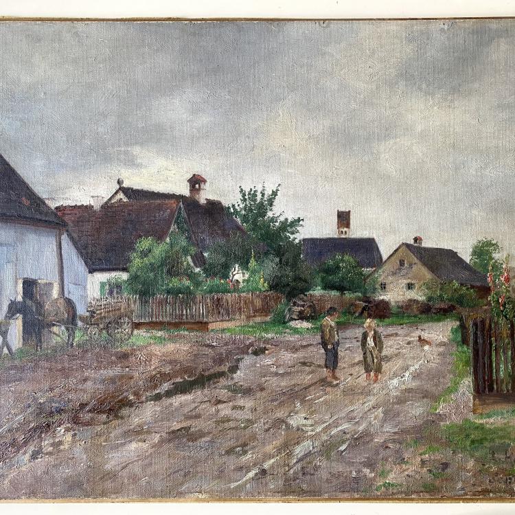 Maßnahmen: Reinigung, Firnisreduzierung, Retusche